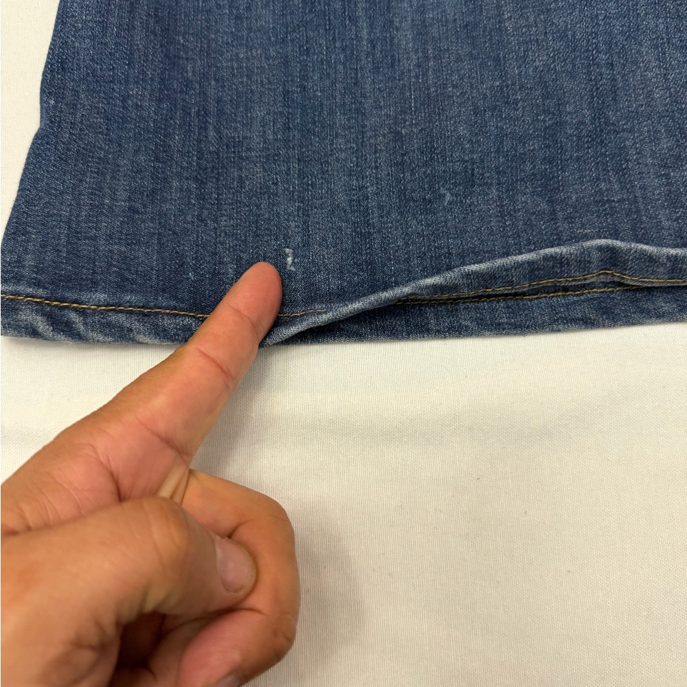 Forever 21 Jeans Womens 28 Blue High Rise Wide Leg Medium Wash Button Fly Denim - Picture 12 of 12